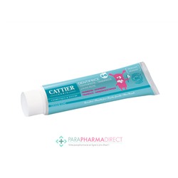 Cattier Kids Bio Dentifrice 2-6 ans Goût Framboise 50ml
