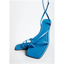 Sandalia tiras decorativas -  Mujer | MANGO OUTLET Melilla