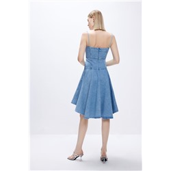 Vestido vaquero Azul claro