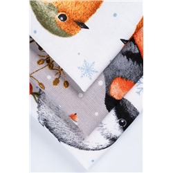 Набор полотенец из рогожки с петельками 3 шт Happy Fox Home