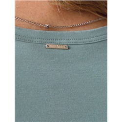 Топ из премиального хлопка с эластаном