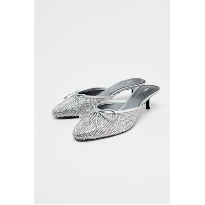 GLITTERY MULE SHOES