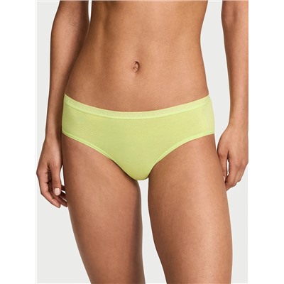 Stretch Cotton Rib Hiphugger Panty