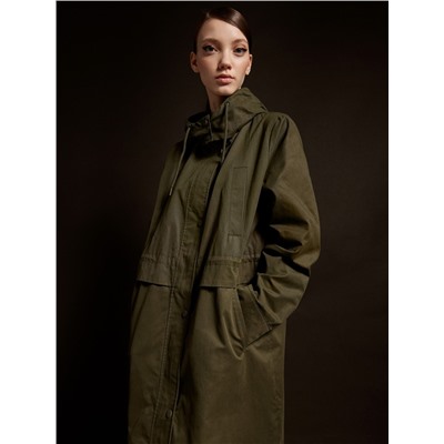 Parkajacke mit Kapuze
