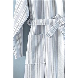 Odette Kimono Erkek %100 Pamuk Bornoz - Lacivert
