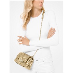 MICHAEL MICHAEL KORS Cece Extra-Small Quilted Metallic Leather Crossbody Bag