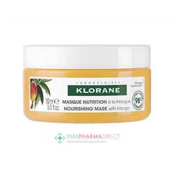 Klorane Beurre de Mangue Masque Capillaire Nutrition 150ml