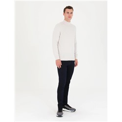 Taş Slim Fit Balıkçı Yaka Basic Triko Kazak