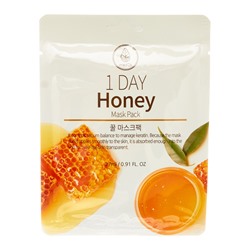 MEDB 1 Day Honey Mask Pack Тканевая маска для лица с мёдом 27мл