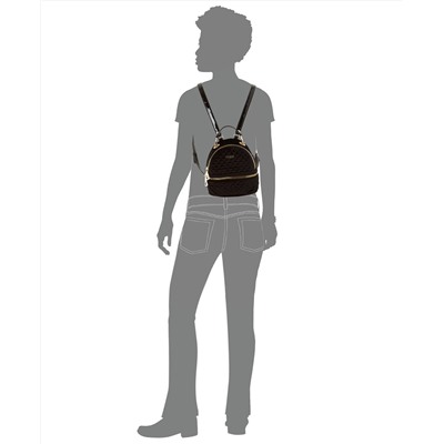 GUESS Cool School Velvet Small Backpack