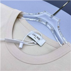 Женская футболка Celin*e из новой коллекции 👕  Реплика 1:1