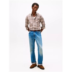 Slim Fit Plaid Print All-Day Shirt