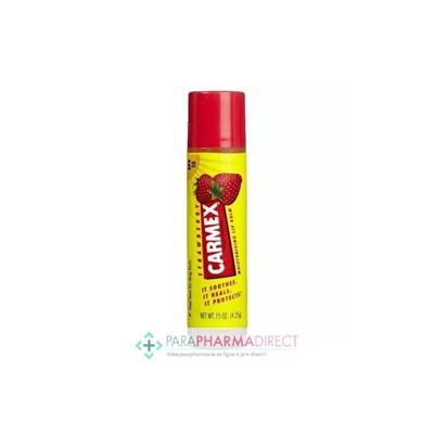 Carmex Baume Hydratant Lèvres SPF15 Fraise Stick 4.25g