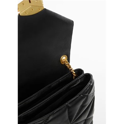 Bolso acolchado solapa