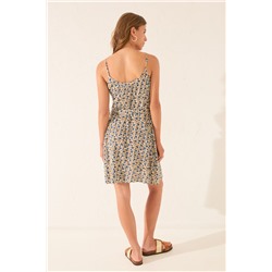 Vestido tirantes estampado sello