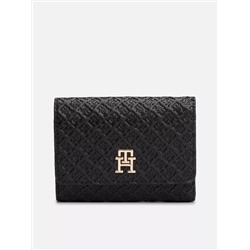 Monogram Embossed Tri-Fold Wallet