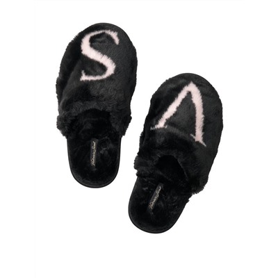VICTORIA'S SECRET Closed Toe Faux Fur Slipper