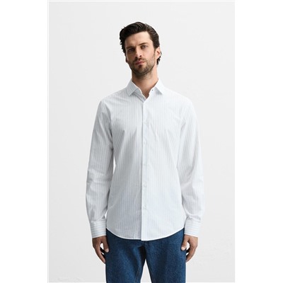 CAMISA TWILL RAYAS