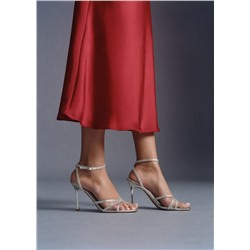 Sandalia strass tiras