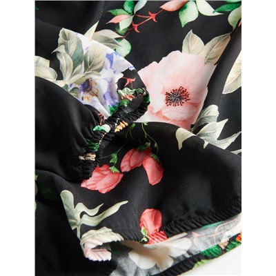 Bluse mit Blumenprint