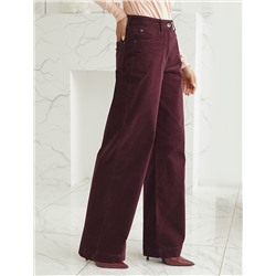 Брюки из эластичного микро-вельвета