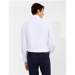 Beyaz Slim Fit Oxford Gömlek