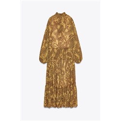 ZW COLLECTION LONG PRINTED DRESS