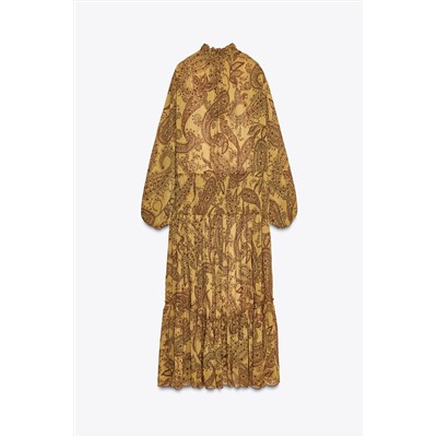 ZW COLLECTION LONG PRINTED DRESS