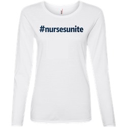 UA #NursesUnite Women's Fitted Long Sleeve Tee