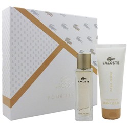 LACOSTE POUR FEMME edp (w) set ( 50 ml. + b/lotion 50 )