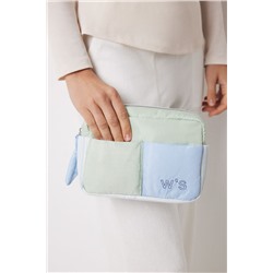 Neceser mediano nylon estampado rayas