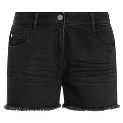Damen Jeansshorts mit Fransen