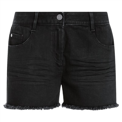 Damen Jeansshorts mit Fransen