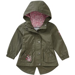 Mädchen Parka mit Stickerei