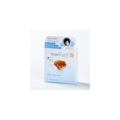 DD пудра с экстрактом икры лосося SnowGirl / SnowGirl Salmon Egg Extract DD Powder SPF45