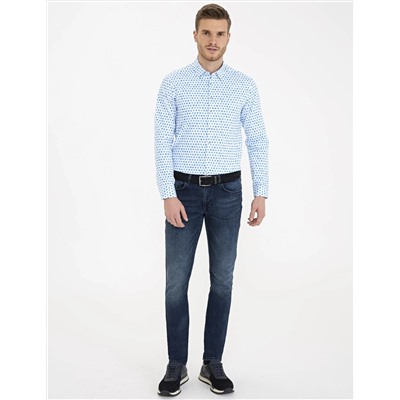 Saks Slim Fit Uzun Kollu Gömlek