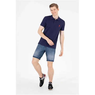 Erkek Lacivert Basic Polo Yaka Tişört