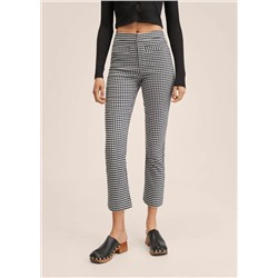 Pantalón flare crop -  Mujer | MANGO OUTLET Melilla