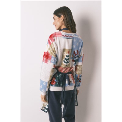 Delantal cocina Stitch patchwork