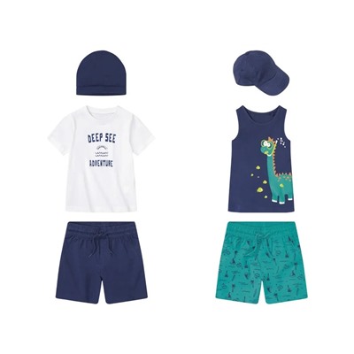 lupilu® Kleinkinder Jungen Set, 3-teilig, mit hohem Baumwollanteil