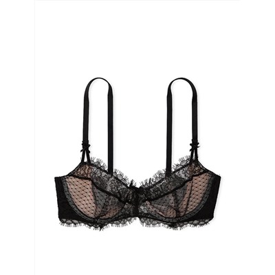 Dream Angels Wicked Lace Unlined Balconette Bra Push Up without Padding