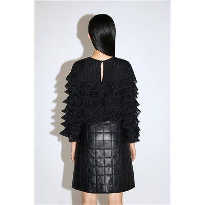 Blusa avolantada Negro