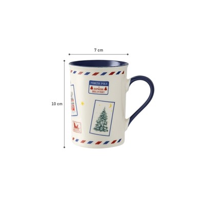 Reve Lucien Kupa - Beyaz/Mavi - 280 ml