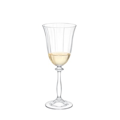 Lucinda Optikli 4'lü Kristal Şarap Kadehi Seti - 270 ml