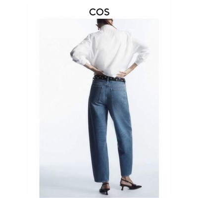 Женские джинсы  💋Co*s Удобная зауженная к низу модель, с широкими бедрами, завышенная талия, молния ykk, красивые выстиранное цвета