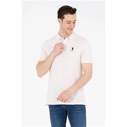 Erkek Krem Basic Polo Yaka Tişört