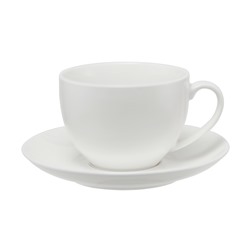 Пара чайная, 1 перс, 2 пр, 260 мл, фарфор P, белая, White Basics, 63215