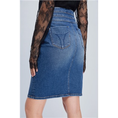 Falda vaquera Azul