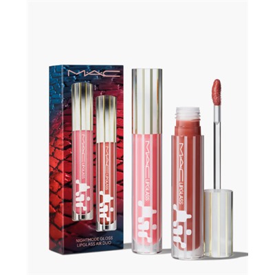 $50 Value Nightmode Lipglass Air Lip Gloss Duo MAC Cosmetics