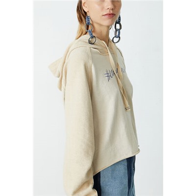 Sudadera corta algodón reciclado